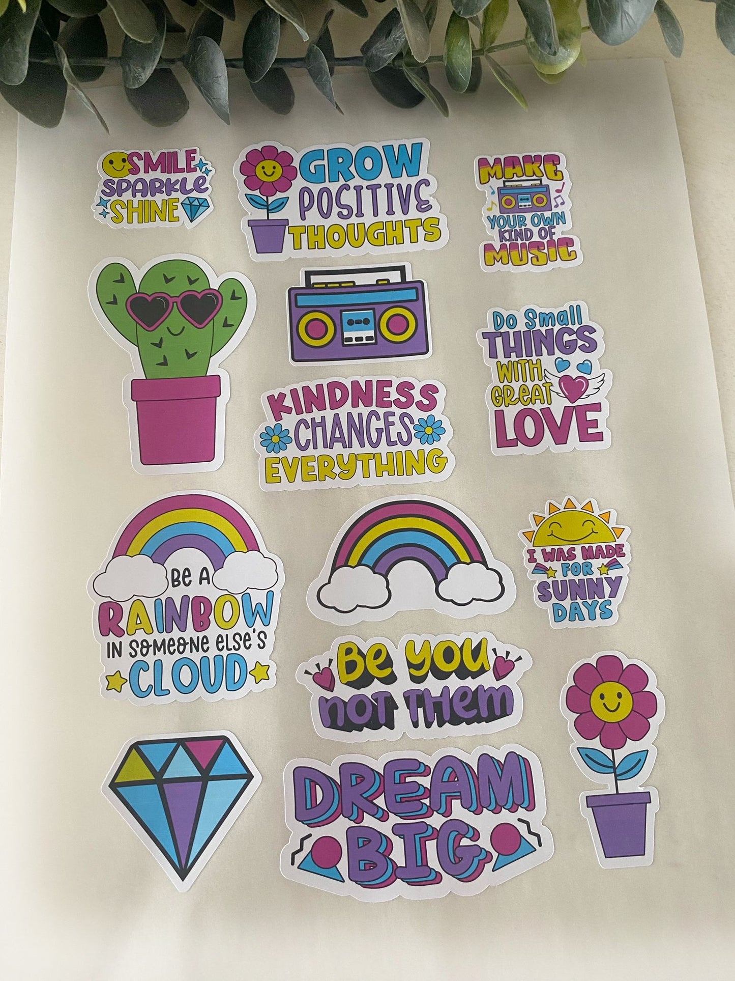 Positive Vibes Stickers