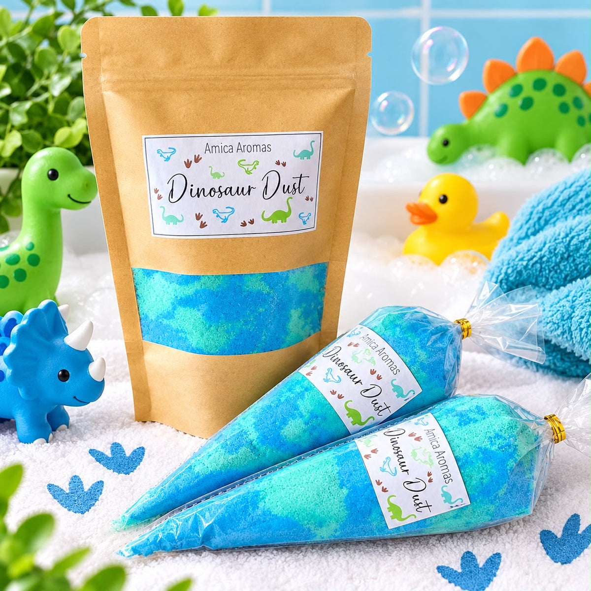 Dinosaur Bath Dust