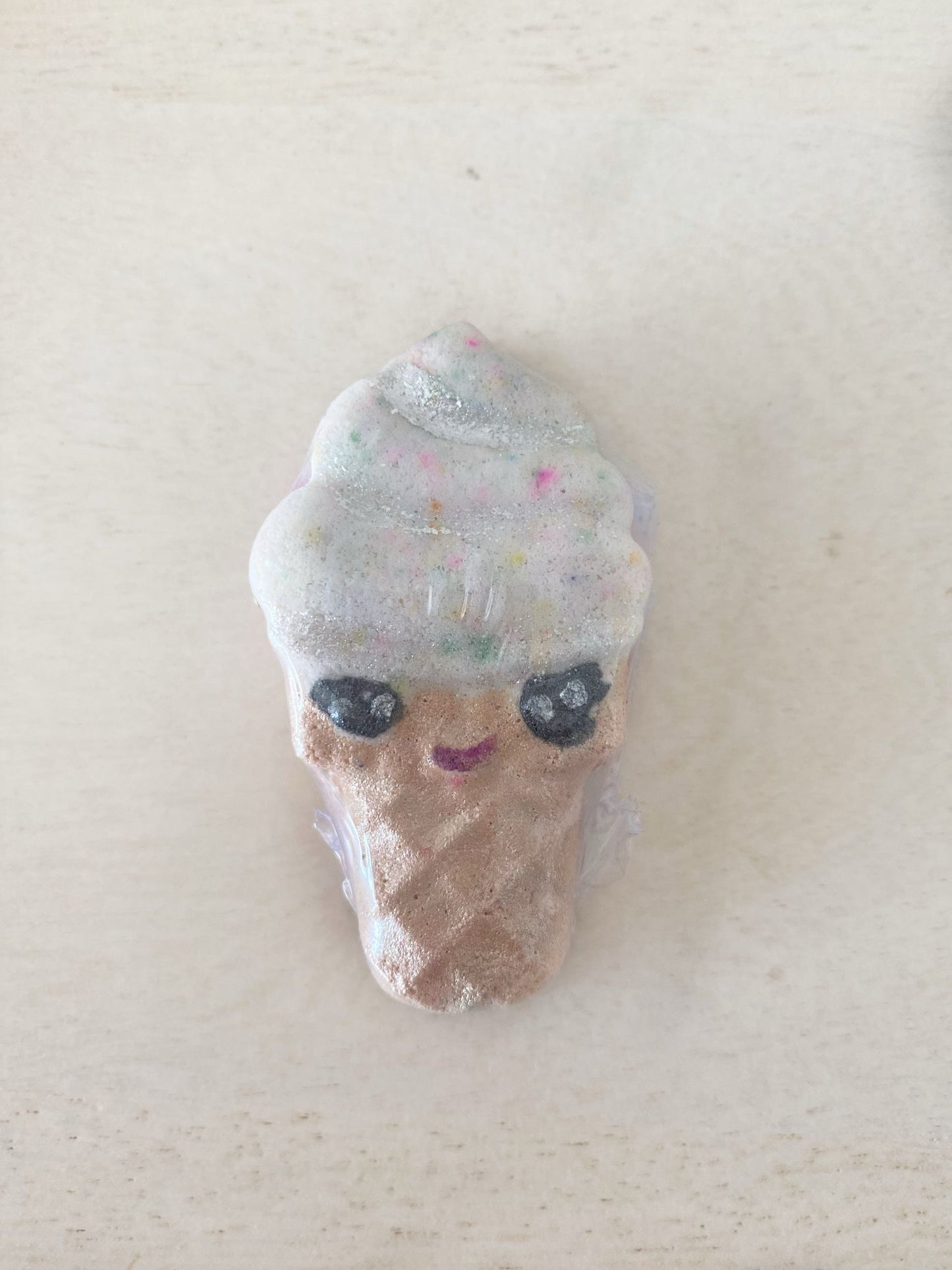 Ice cream mini bath bomb