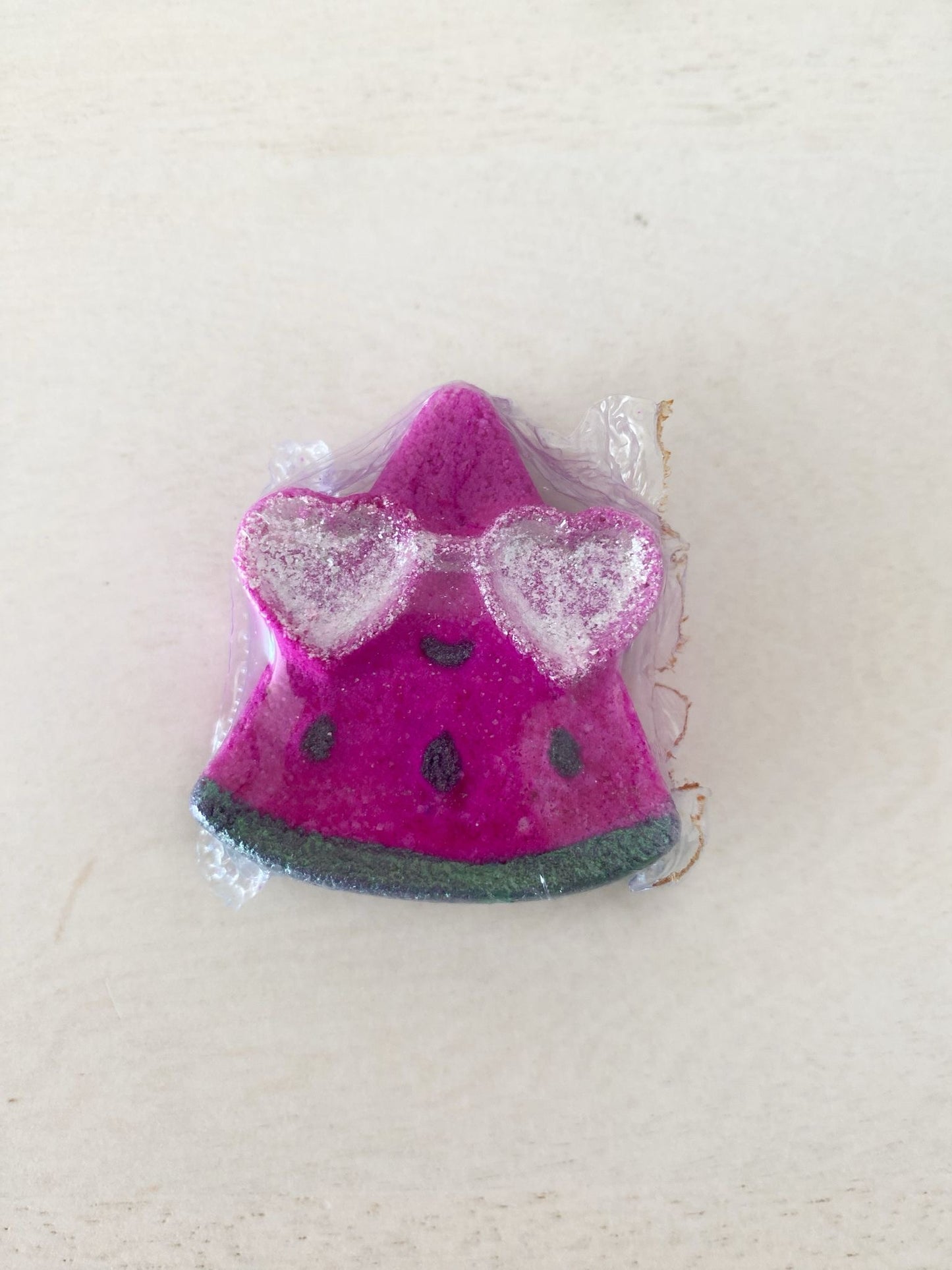 Watermelon mini bath bomb