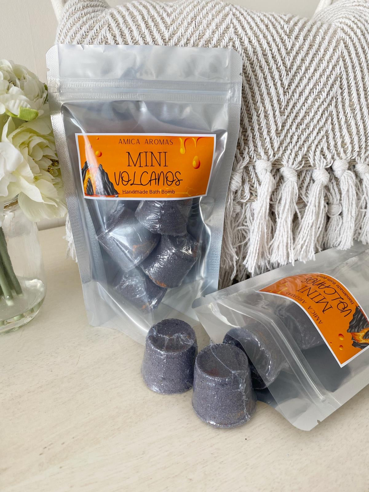 Mini Volcano Bath Bombs