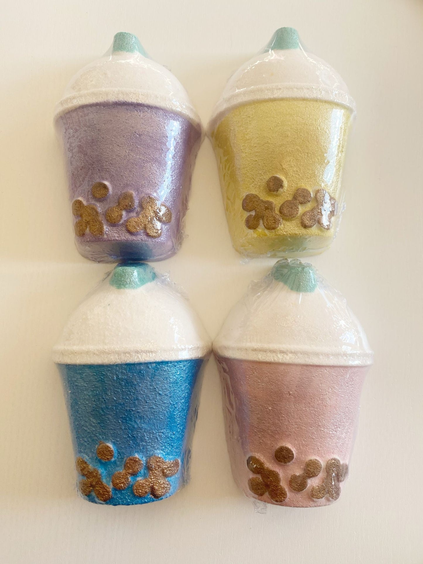 Bubble Tea bath bomb