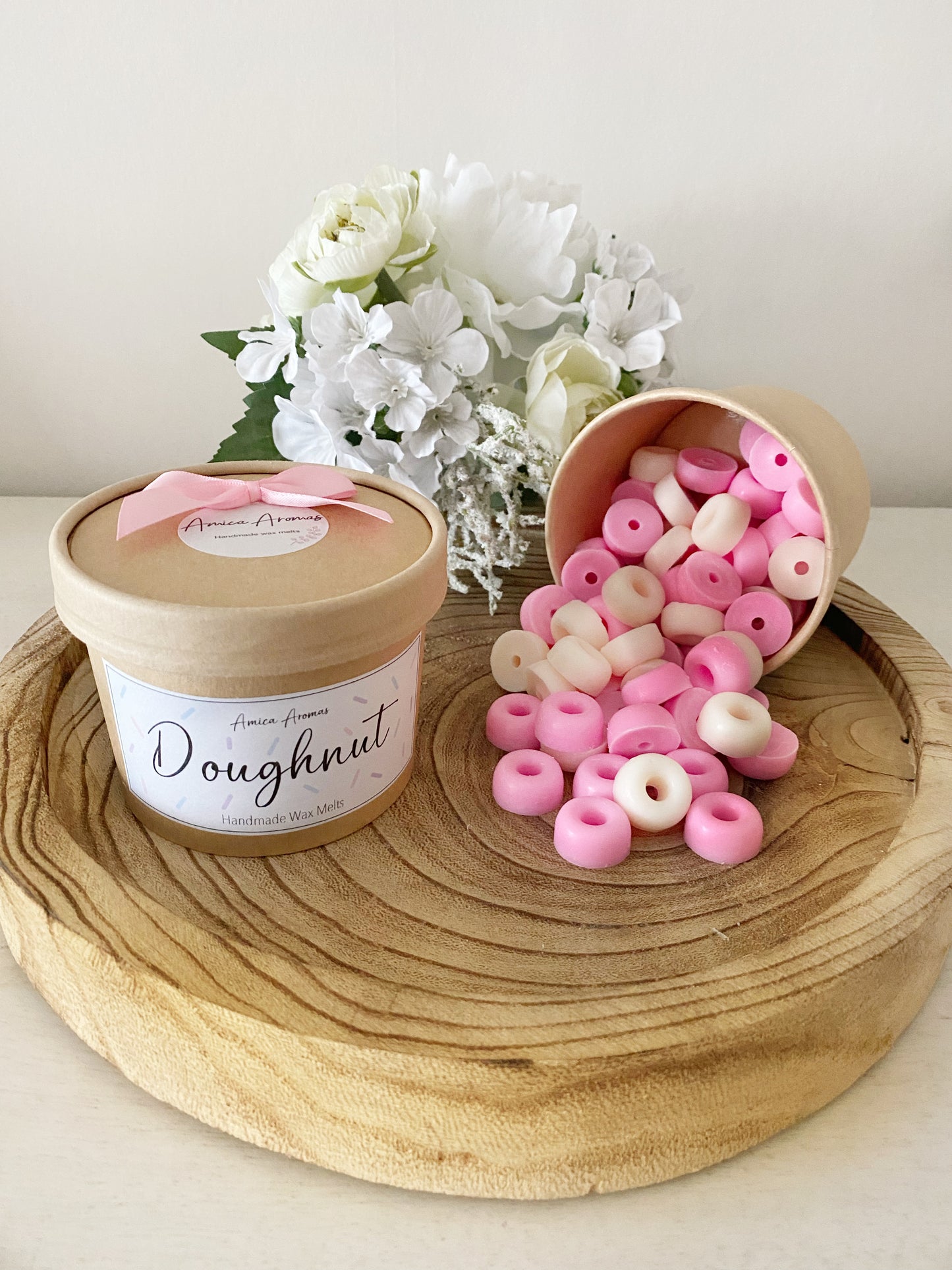 Wax Melt Doughnut Tub