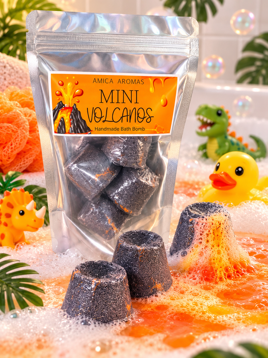 Mini Volcano Bath Bombs