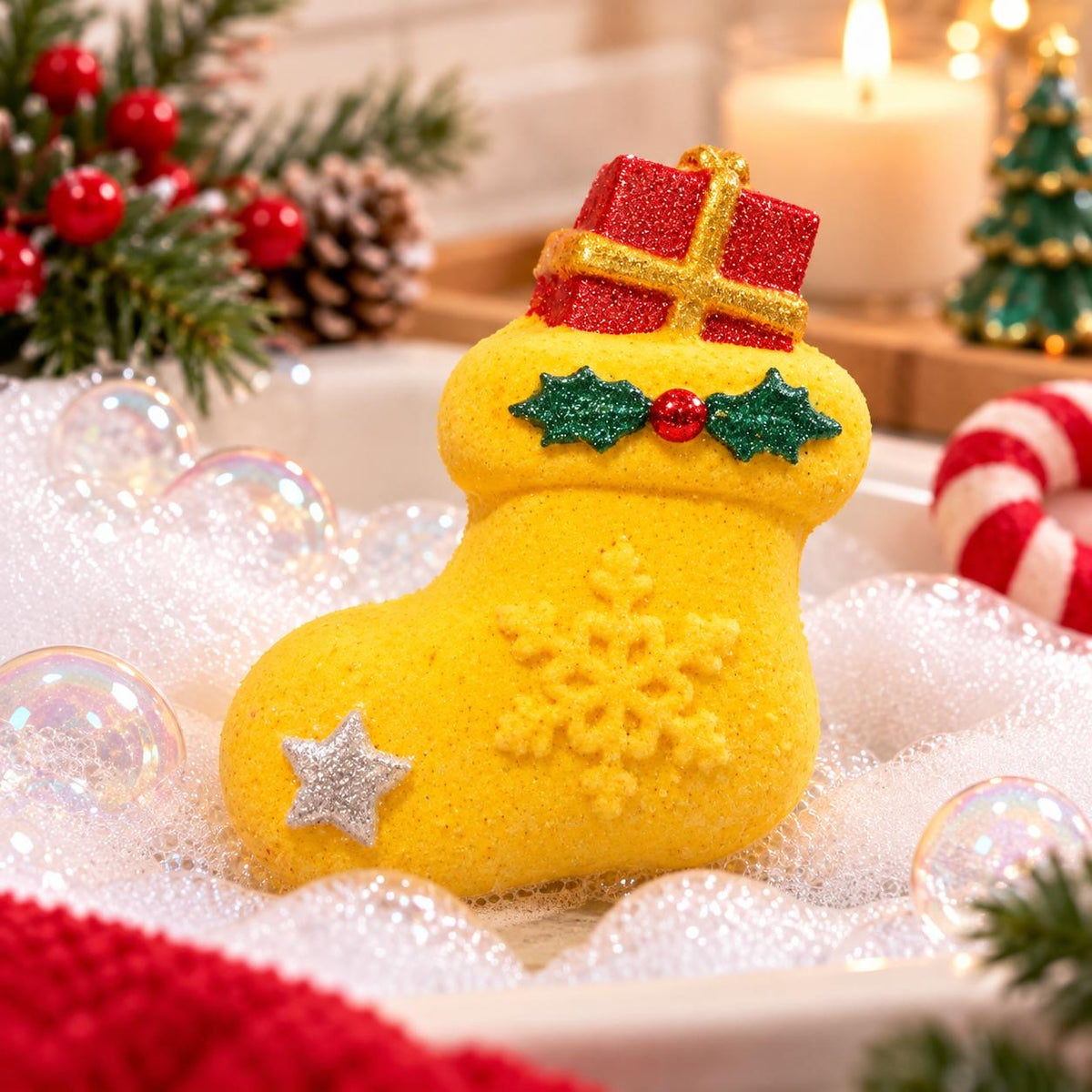 Stocking Bath Bomb