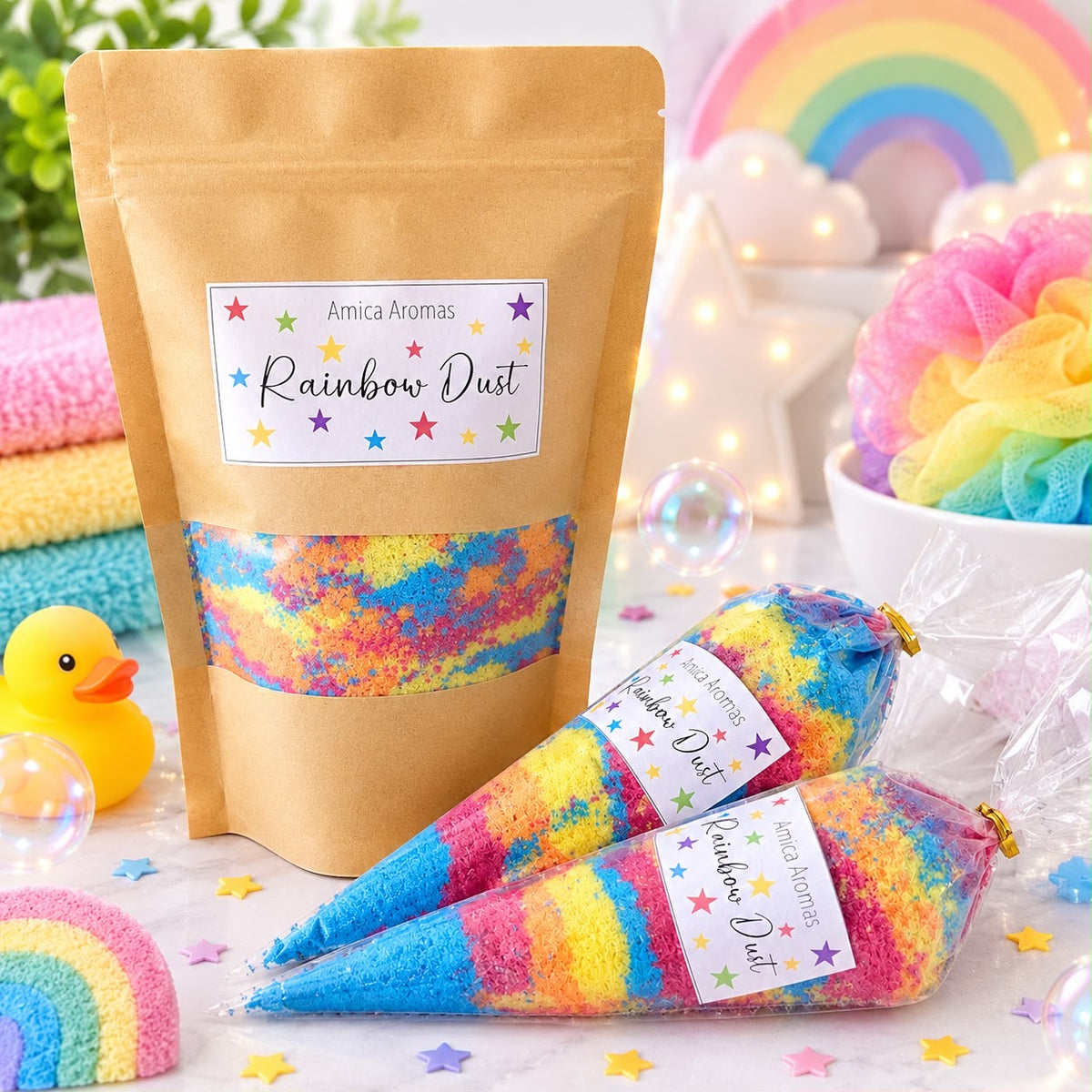 Rainbow Bath Dust