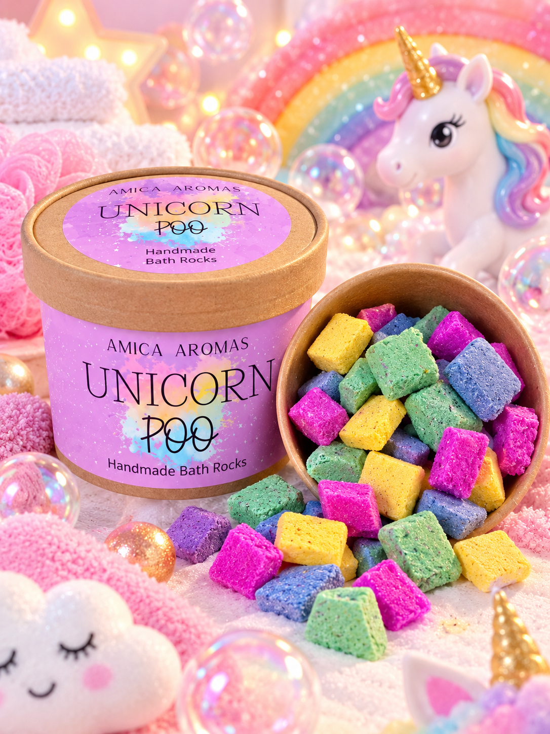Unicorn Poo Bath Dye Dots
