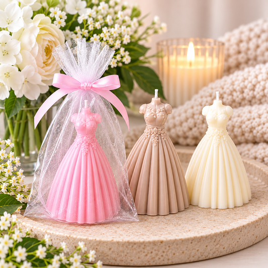 Wedding Dress Candle