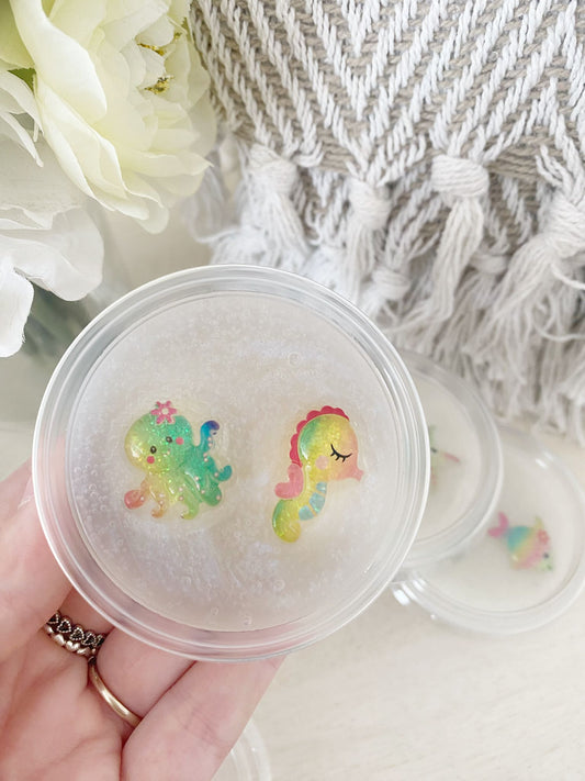 Shimmer slime soap