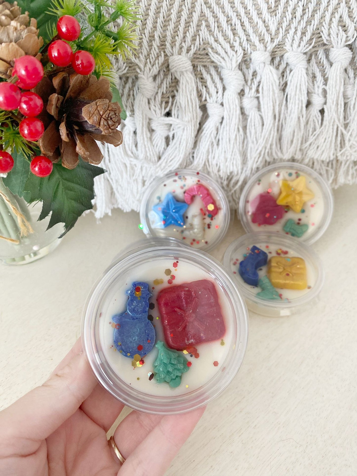 Christmas Wax Melt Pots