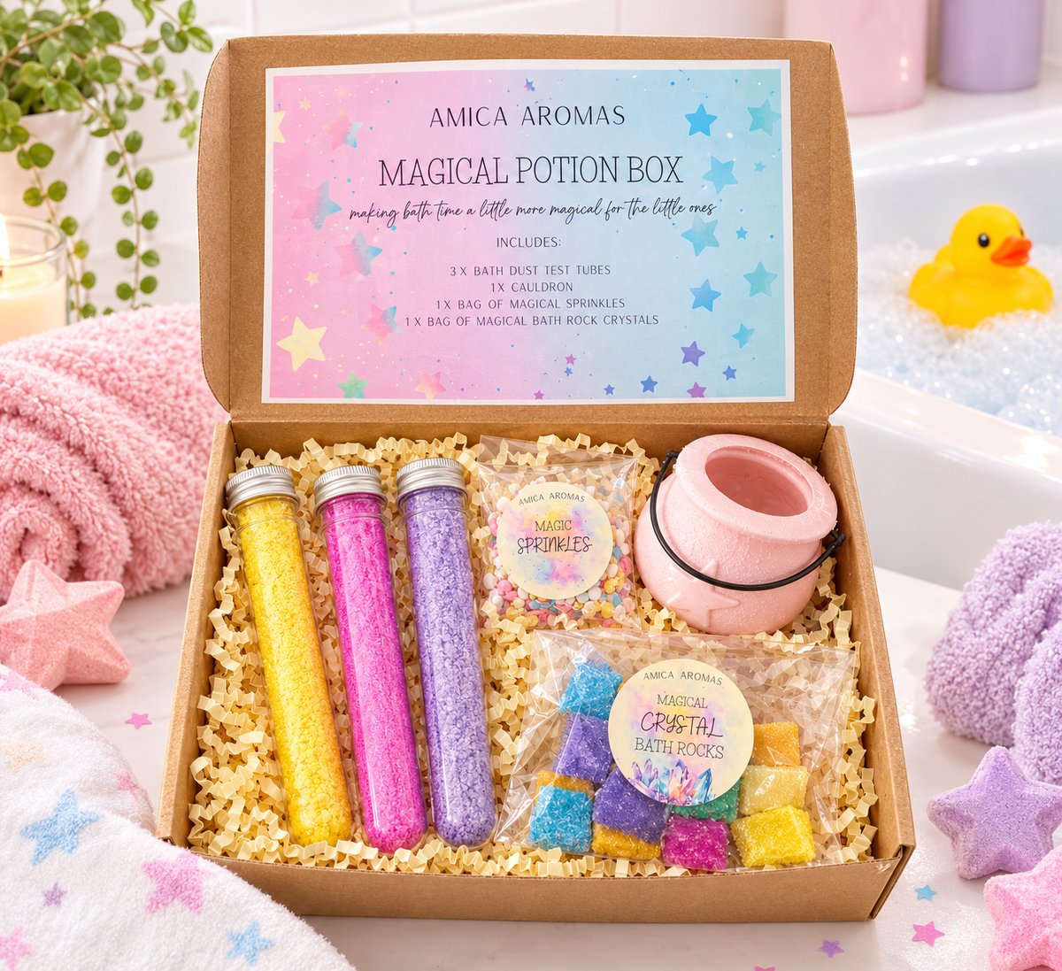 Girls Magic Potion Bath Gift Set