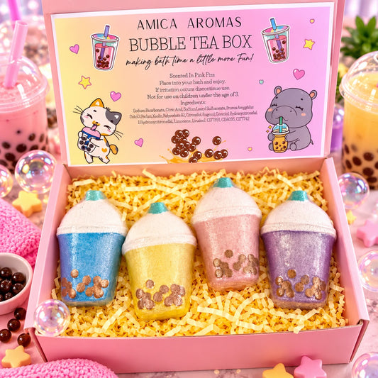 Bubble Tea Bath Bomb Gift Box