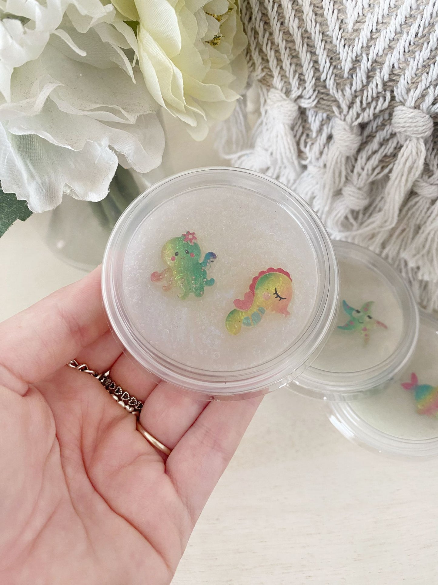 Shimmer slime soap
