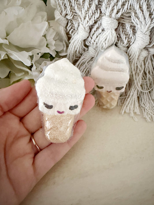Ice cream mini bath bomb