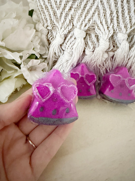 Watermelon mini bath bomb