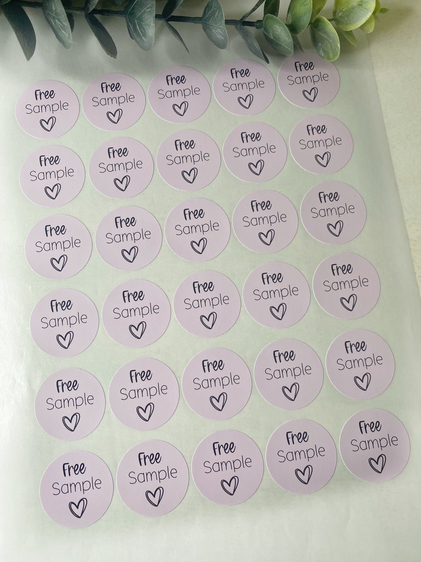 Free Sample Stickers