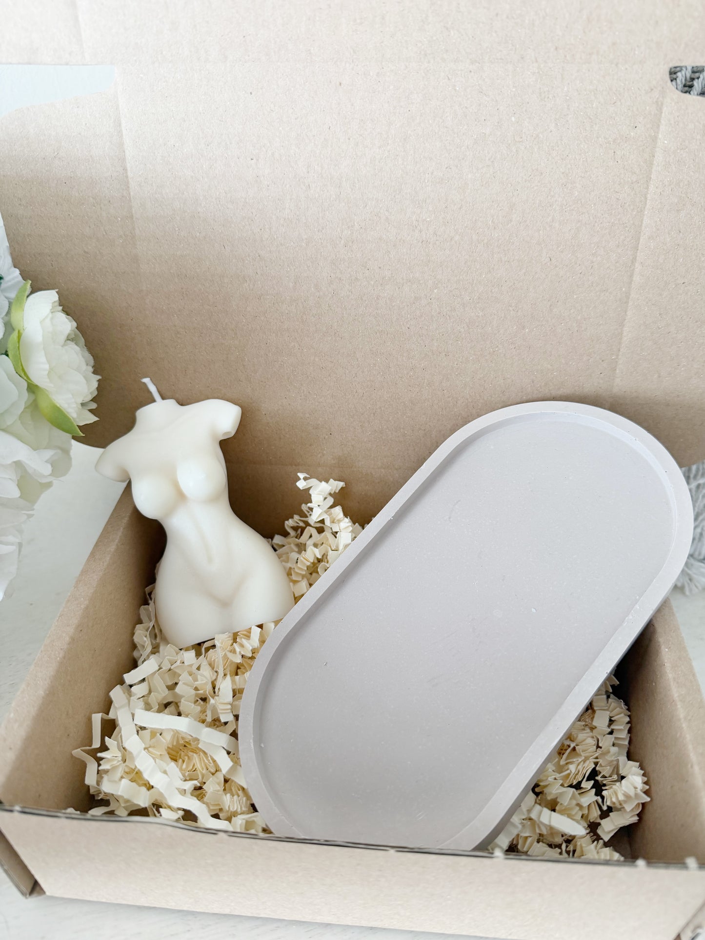 Candle & Tray Gift Box