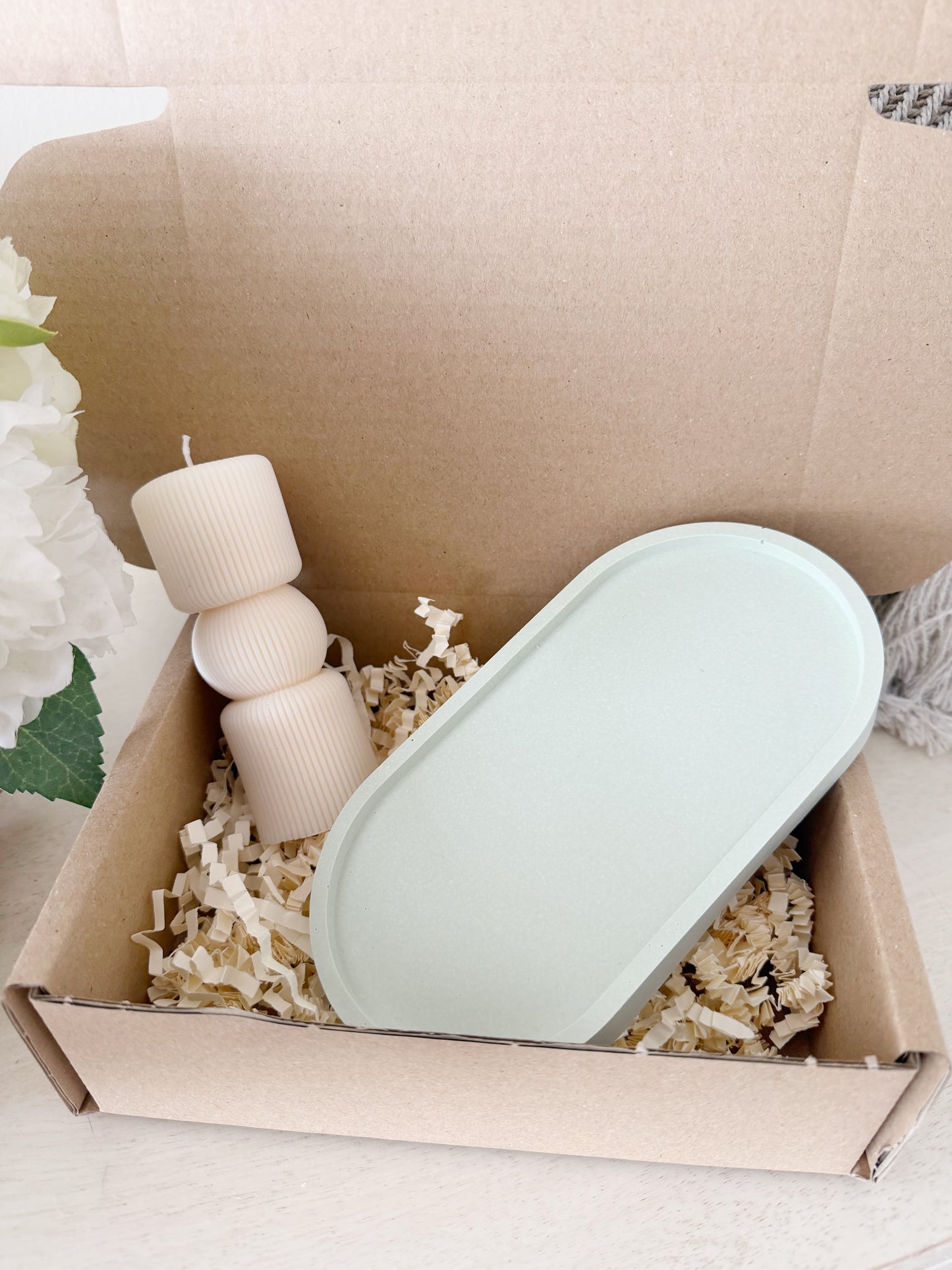 Candle & Tray Gift Box