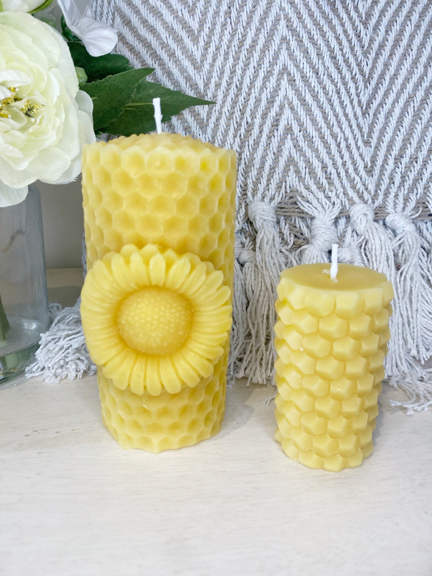 Beeswax Pillars