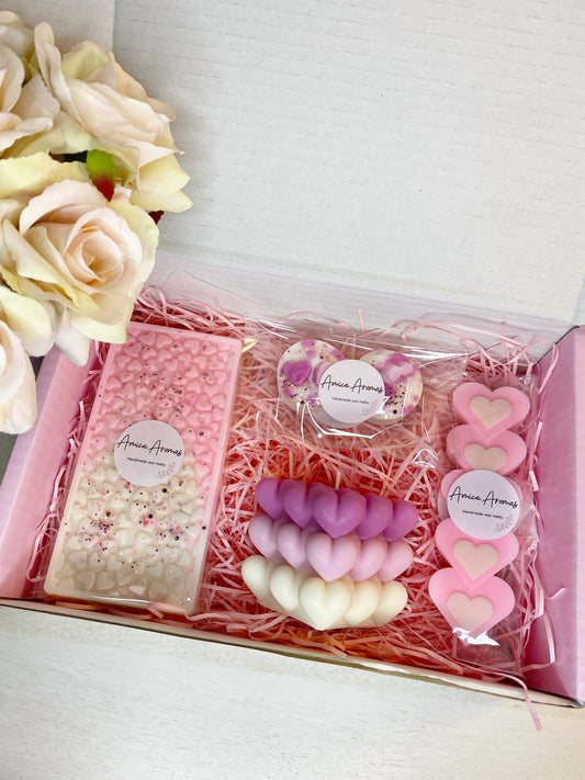 Valentines Candle & Wax Melt Gift Box