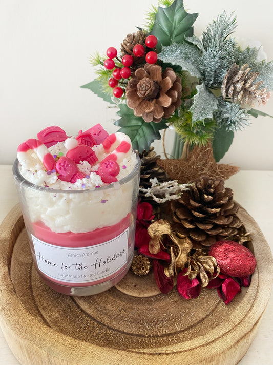 Whipped Candle - Candy Cane
